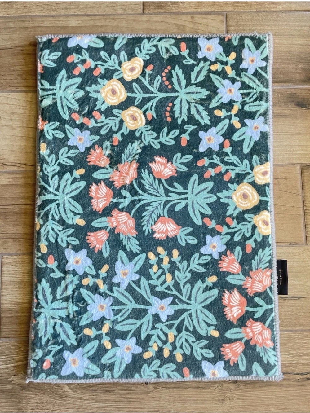 Rifle Paper Co. Crafted by Loloi Flora Memory Foam Bath Mat 17 x 24